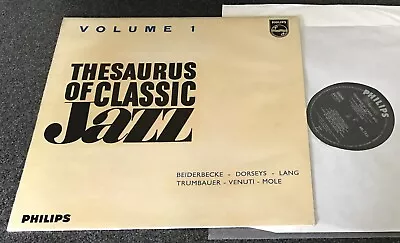 Thesaurus Of Classic Jazz 1-uk 1960 Vinyl Lp-miff Mole/goofus Five/eddie Lang • £11.99