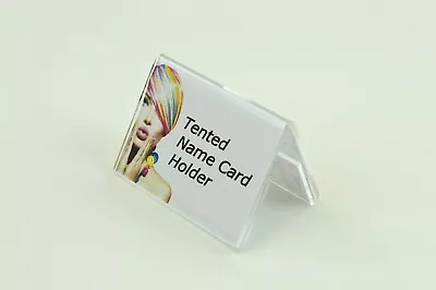 10 X A8 Landscape Tented Table Label / Sign / Price / Place / Name Card Holders • £15.98