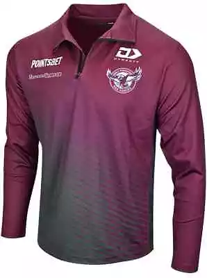 Manly Sea Eagles 2023 NRL Mens Long Sleeve Training Shirt Sizes S-7XL BNWT • $74.95