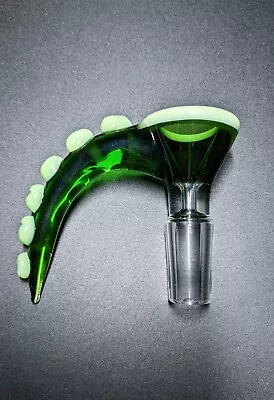 $17.99 • Buy 2.5  Slime Tentacle Premium Thick 14mm Glass Bowl Funnel Slide Bong Hookah Pipe