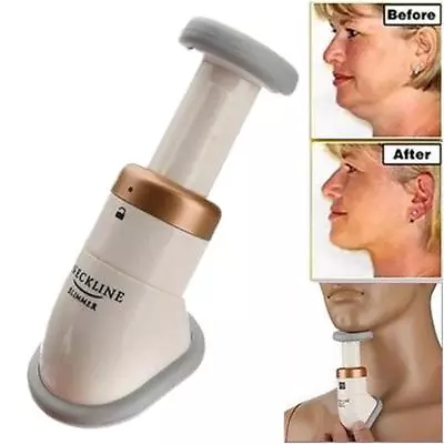 Neckline & Chin Slimmer Massager Device Reduces Double Chin Lifts Face Free Post • £6.29