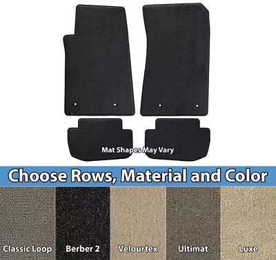 Lloyd Mats - Custom Fit Carpet Floor Mats - Pick Mat Combos Material & Color • $135.99