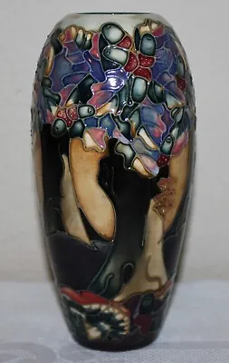 Vintage Moorcroft Pottery England 7 1/2  Knightwood Flower Vase • $250