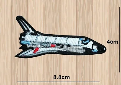 Space Shuttle Nasa Shuttle Iron Or Sew On Patch Embroidered Applique Badge Logo • £2.99