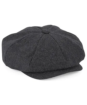 Beechfield Melton Wool Adults Baker Boy Cap • £11.98