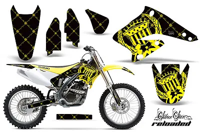 Dirt Bike Graphics Kit Decal Sticker Wrap For Suzuki RMZ250 2004-2006 RELOAD Y K • $290.56