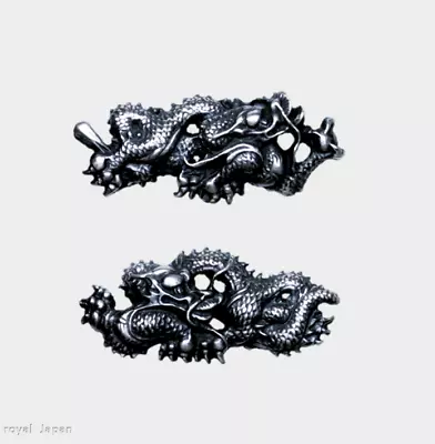 Japanese Sword  Ornament Menuki  Samurai KATANA Dragon Pattern  0119 • $59