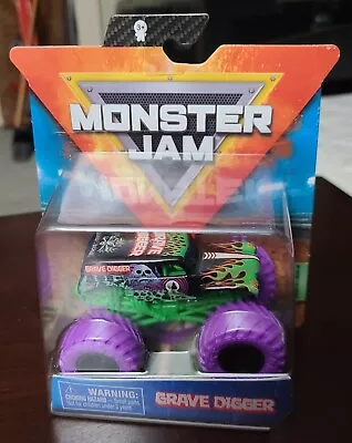 Grave Digger Nitro Neon Monster Jam Truck 1:64  Mix 14 • $18.99