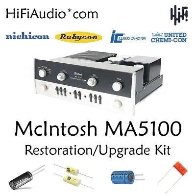 McIntosh MA5100 FULL Restoration Repair Service Rebuild Kit Filter Capacitor • $195