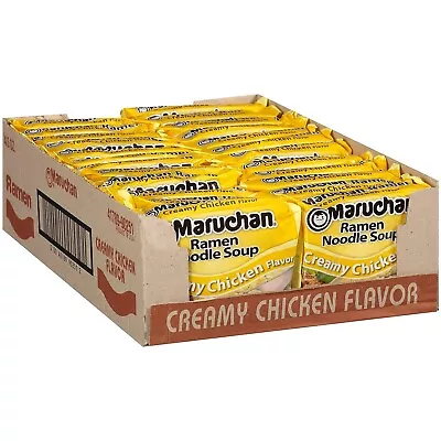 Maruchan Ramen Creamy Chicken Flavor 3 Oz Pack Of 24 • $11.85