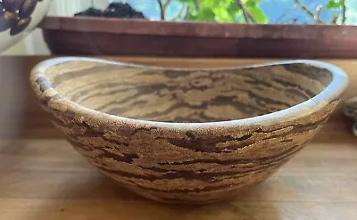 Target Home Natural Bamboo Wood Bowl 9 1/4” X 9 3/4” Never Used 4 1/2 Height • $14.99