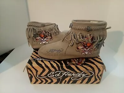 Ed Hardy Womens Boots Size 9 NEW! • $35