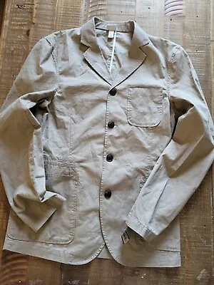 NWT Merona Womens Lightweight Jacket Khaki Size S Brown Beige Summer Coat Blazer • $11.99