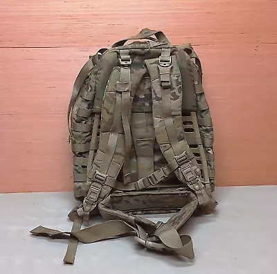 US Military Issue Multicam OCP Camo MOLLE II Medium Ruck Sack Back Pack Setup • $160