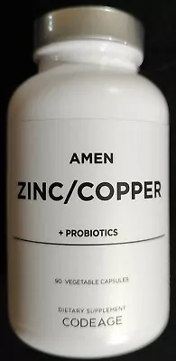 Codeage Code Age Amen Zinc Copper Probiotics Supplement Pills 90ct • $14.99