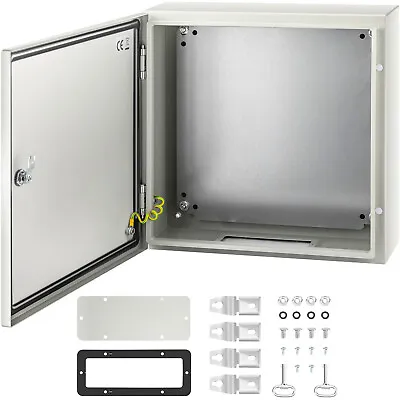 VEVOR 20x20x6'' Carbon Steel Electrical Enclosure IP65 Wall Mount Junction Box • $96.99