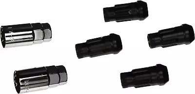 Muteki 32901B Black 12mm X 1.25mm SR48 Open End Locking Lug Nut Set • $44.05