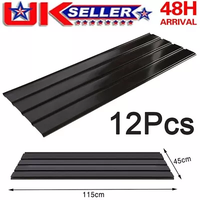 12x Steel Roofing Sheets Roof Galvanised Corrugated Panels Shed Kennels Garage + • £88.99