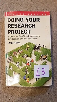 £3 • Buy Doing Your Research Project 2nd Edition - Judith Bell