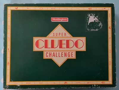 Waddingtons SUPER CLUEDO CHALLENGE Board Game Complete • £20