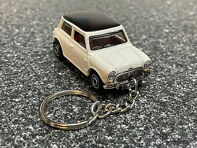 1964 Mini Cooper Keychain White Hot Wheels Matchbox Morris • $19.99