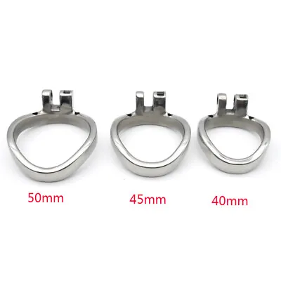Ring Only Stainless Steel Prison Bird Male Chastity Cage Device RINGS   • £13.99