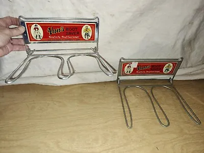 Vintage  Van's Boot Saver  Wall Mount Boot Storage Rack 1940's Lot Of 2 • $45