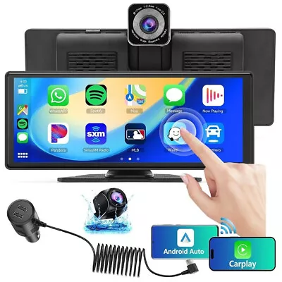 For Semi RV 10.26  Quad Monitor DVR Backup Camera Truck CarPlay HD System Record • $89.69