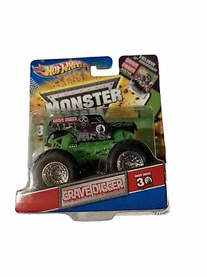 Hot Wheels Monster Jam GRAVE DIGGER Exclusive 30th Anniversary W/Poster • $21.99