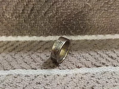 Wyoming State   Washington Quarters Coin Ring Size 7  2007 • $16.50