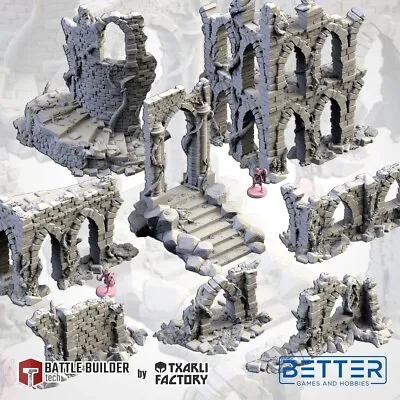 Abandoned City Ruins 3d Printed Wargames Terrain. For Warhammer Age Of Sigmar • $15.95