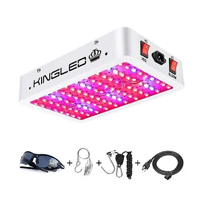 King Plus 1000w LED Grow Light Double Chips Full Spectrum With UV&IR For Gree... • $76.99