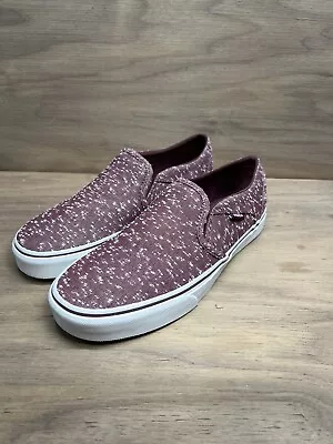 VANS Asher Maried Canvas Port Royale Size 9- VN000VOSUEG 749452 • $29.99