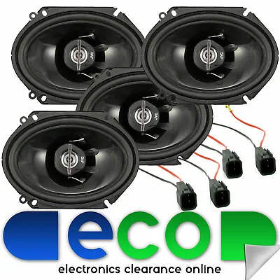 Ford Fiesta MK5 02-08 JVC 6 X8  1000 Watts Front & Rear Door Car Speakers Kit • £94.95