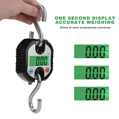 £26 • Buy 150kg LCD Butchers Mini Crane Meat Scale Digital Electronic Hook Hanging Scale