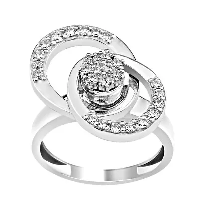 Motion Ring 925 Sterling Silver Meditation Motion Ring Promise Ring Oval Design • $44.99