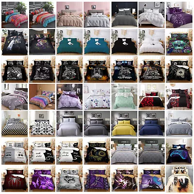 2024 New Ultra Soft Quilt Doona Duvet Cover Set Single Double Queen Super King • $36.90