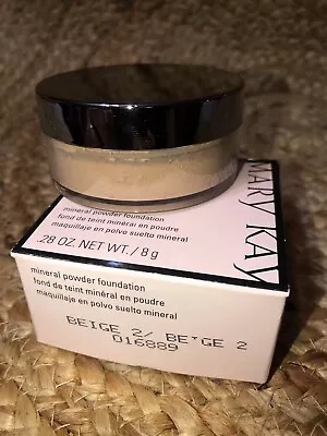 New In Box MARY KAY Mineral Powder Foundation Beige 2 - 016889 • $18.99