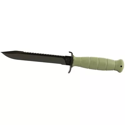 Glock Field Knife 6.5  Fixed Blade Root Saw Battlefield Green Polymer - KF039181 • $28.23
