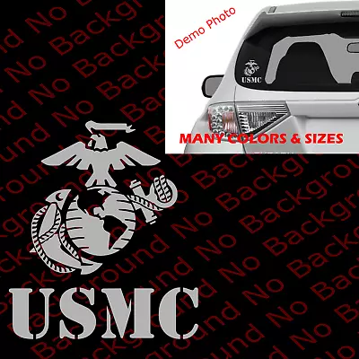 USMC United States Marine Corps Vinyl Car Decal Decals Sticker Window Wall AY012 • $4.75