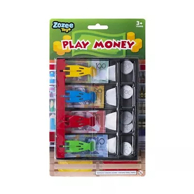 Play Money Monopoly Australian Notes Coins Cashier Register Teacher School Shops • $16.99