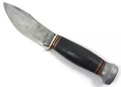 Marble's Pat'd 1916 WOODCRAFT Knife Leather Handles Small Nut Vintage 8401-TX • $189.95