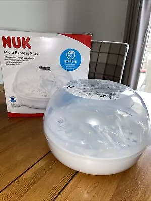 £9 • Buy NUK Micro Express Plus Microwave Steam Baby Bottle Steriliser