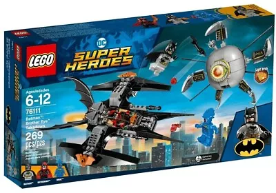 Lego DC Super Heroes 76111 Batman: Brother Eye Takedown (2018) New Sealed • $72.95