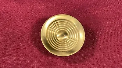 Large Vintage Cabinet Dresser Knob Bi Fold Door Pull Mid Century 60s 70s Brass • $12.95