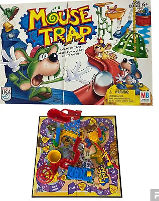 Mouse Trap Board Game Building Contraption Kids Ages 6+ Play Pretend Incomplete • $8.49