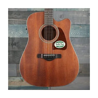 Ibanez AW54CEOPN Artwood Dreadnought Acoustic/Electric Guitar - Open Pore Nat... • $418.48