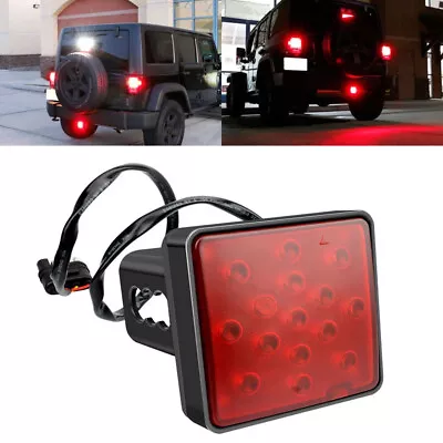 Smoked Lens Brake Backup Light Trailer Hitch Cover Fit Towing & Hauling 2  Size • $19