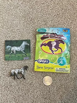 Breyer Mini Whinnies Horse Surprise Series 4 - Black Leopard Appaloosa - Dolly • $7.99