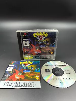 Crash Bandicoot 2 Cortex Strikes Back (PlayStation 1 PS1) FAST FREE POST • $39.95